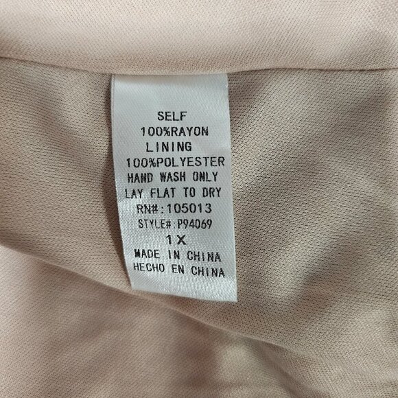 Savanna Jane Embroidered Babydoll Short Tiered Dress Women Size 1X - Picture 10 of 12